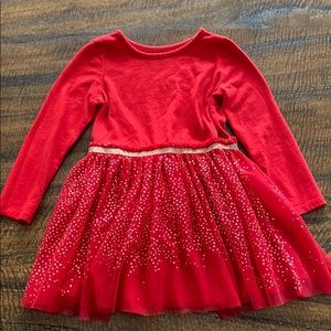 4t Cat & Jack Red Valentine Dress.